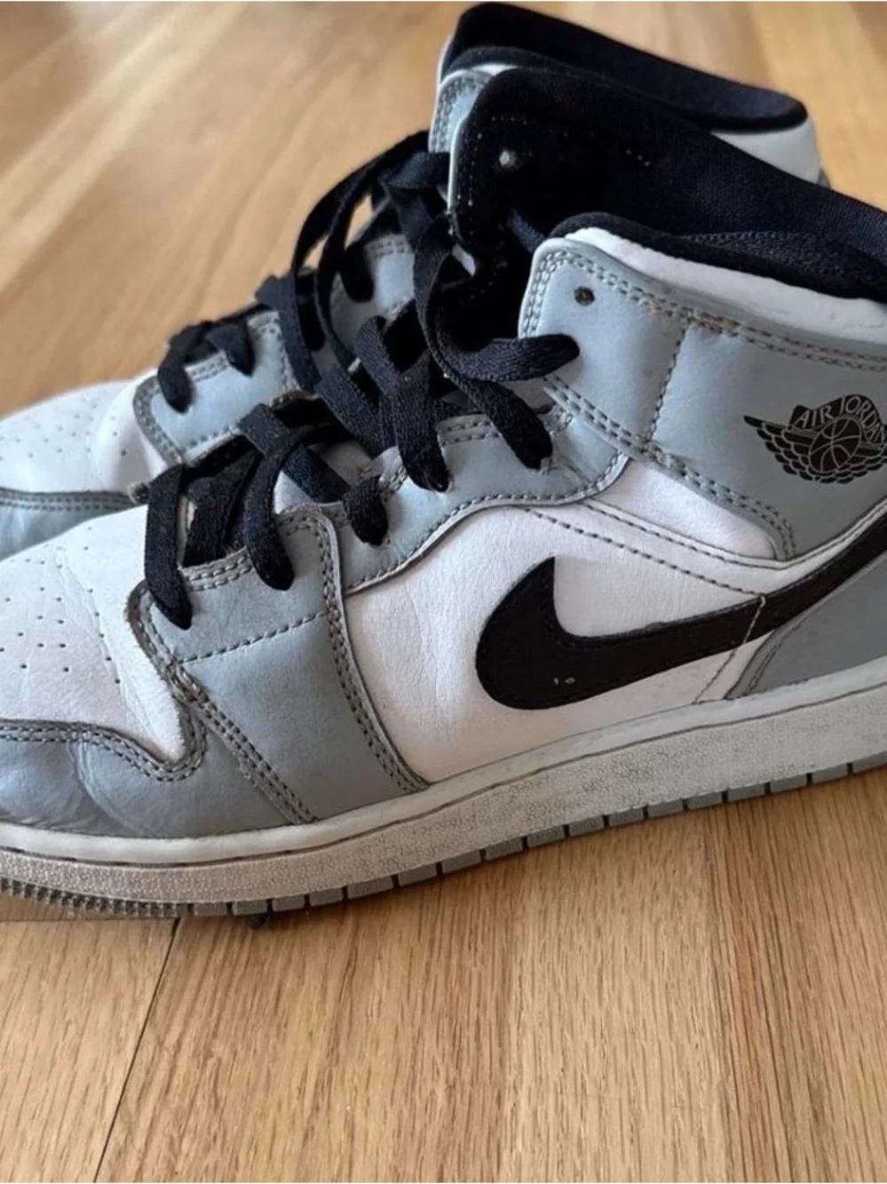 Nike' Black & Gray High-Top Sneakers